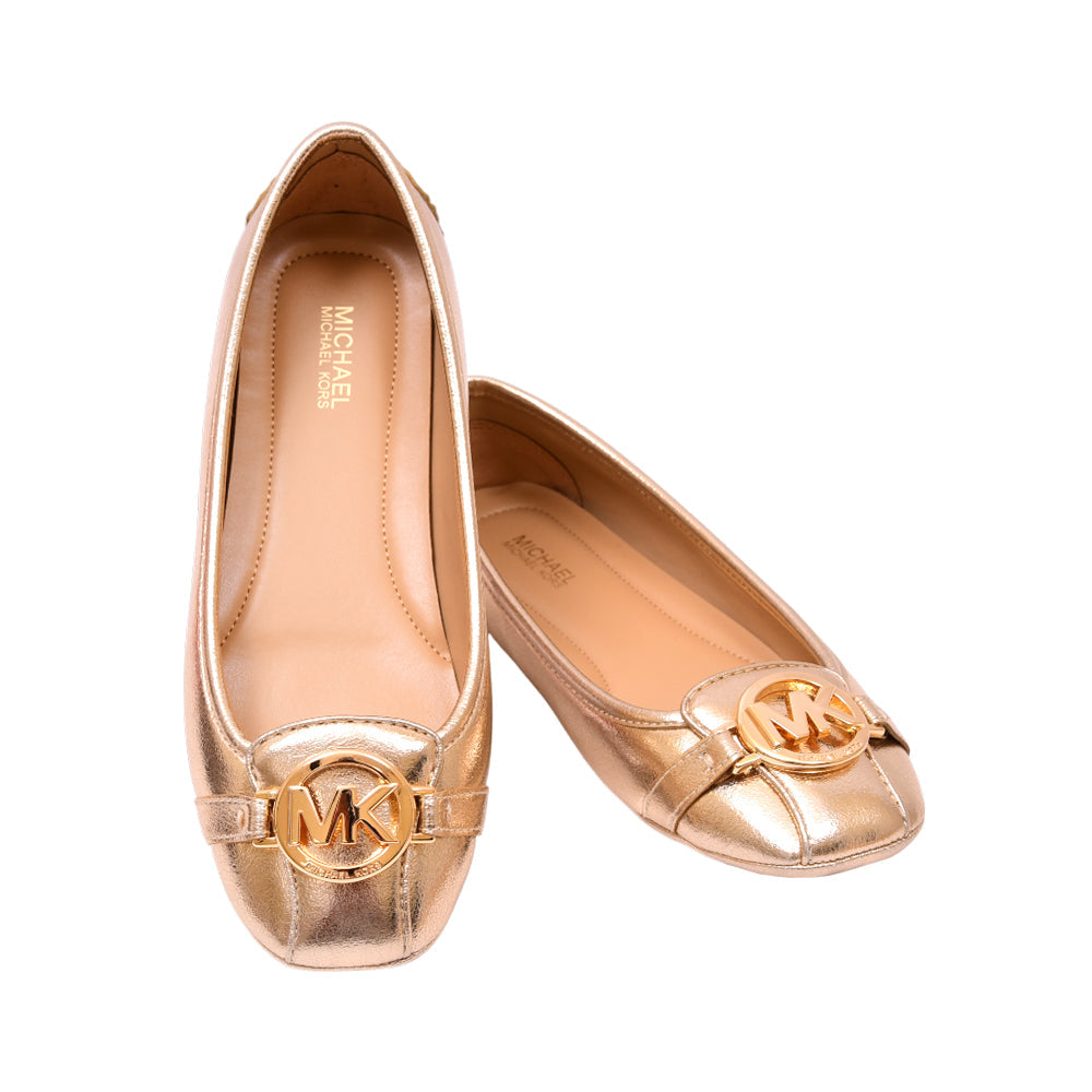 MK FULTON MOC PUMPS 49F3FUFR1M PALE GOLD 7 (IR) Default Title - MamasJan Ladies Shoes & Bags