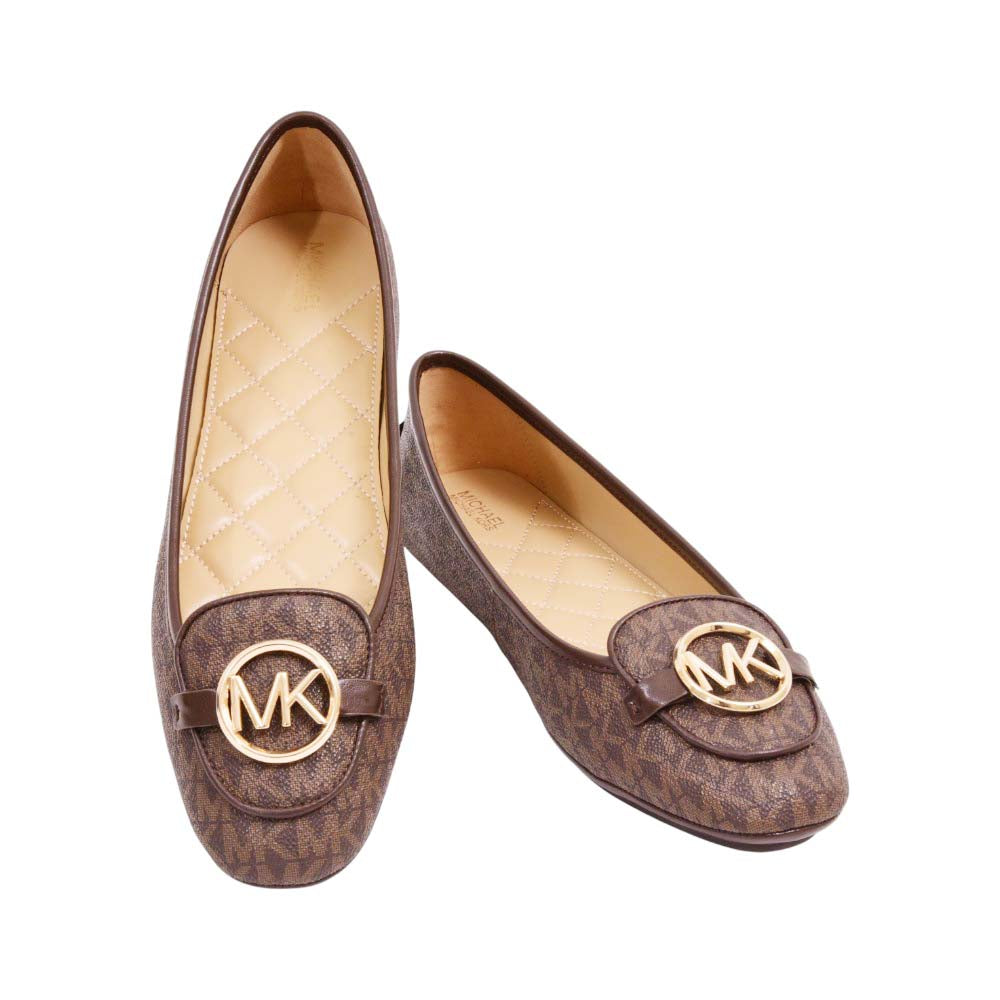 MK LILLIE MOC PUMPS 40R9L1FP3B BRN SIG 11 (IR) Default Title - MamasJan Ladies Shoes & Bags