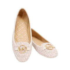 MK LILLIE MOC PUMPS 40R9LIEP3B VANILA 10 (IR) Default Title - MamasJan Ladies Shoes & Bags