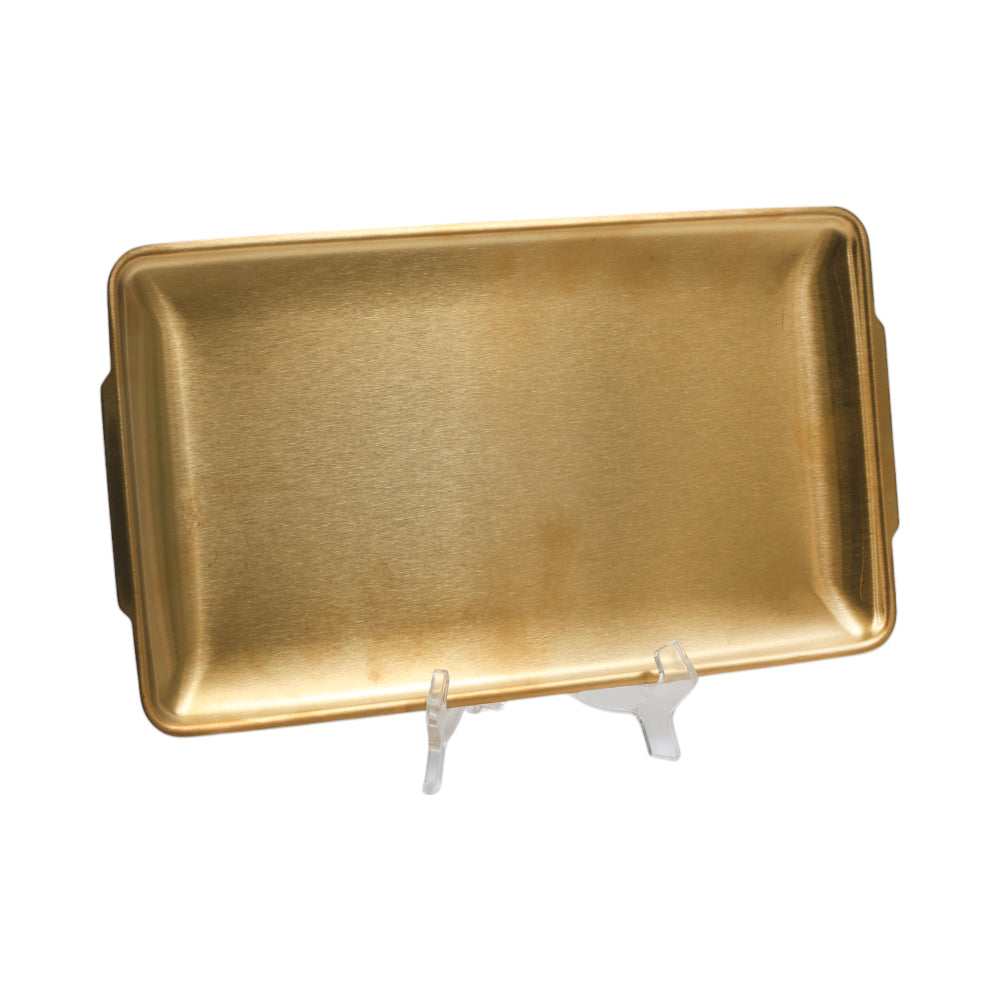 TRAY STEEL GOLDEN RECTANGULAR 6-16/8-7/19-7/1222 Default Title - MamasJan Crockery