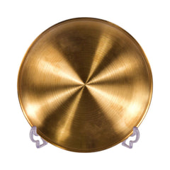 TRAY STEEL GOLDEN ROUND 20CM 1227 Default Title - MamasJan Crockery