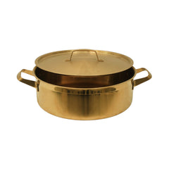 DAGCHI GOLDEN STEEL 34CM 1236 Default Title - MamasJan Crockery