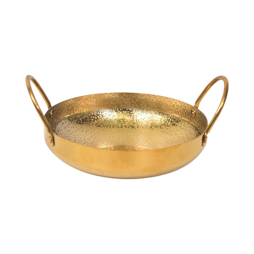 WOK GOLDEN HAMMERED 20 CM 4-19/0763 Default Title - MamasJan Crockery
