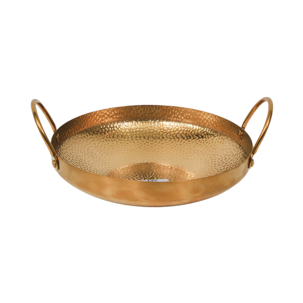 WOK GOLDEN HAMMERED 24 CM 7-32/0784 Default Title - MamasJan Crockery