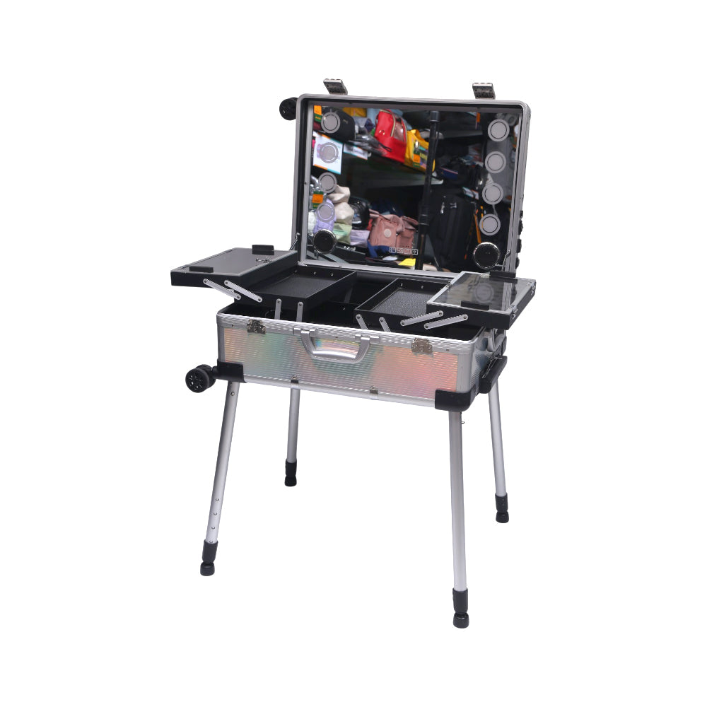 BEAUTY BOX WITH TROLLEY IR 24-5846 D18-21 Default Title - MamasJan Luggage