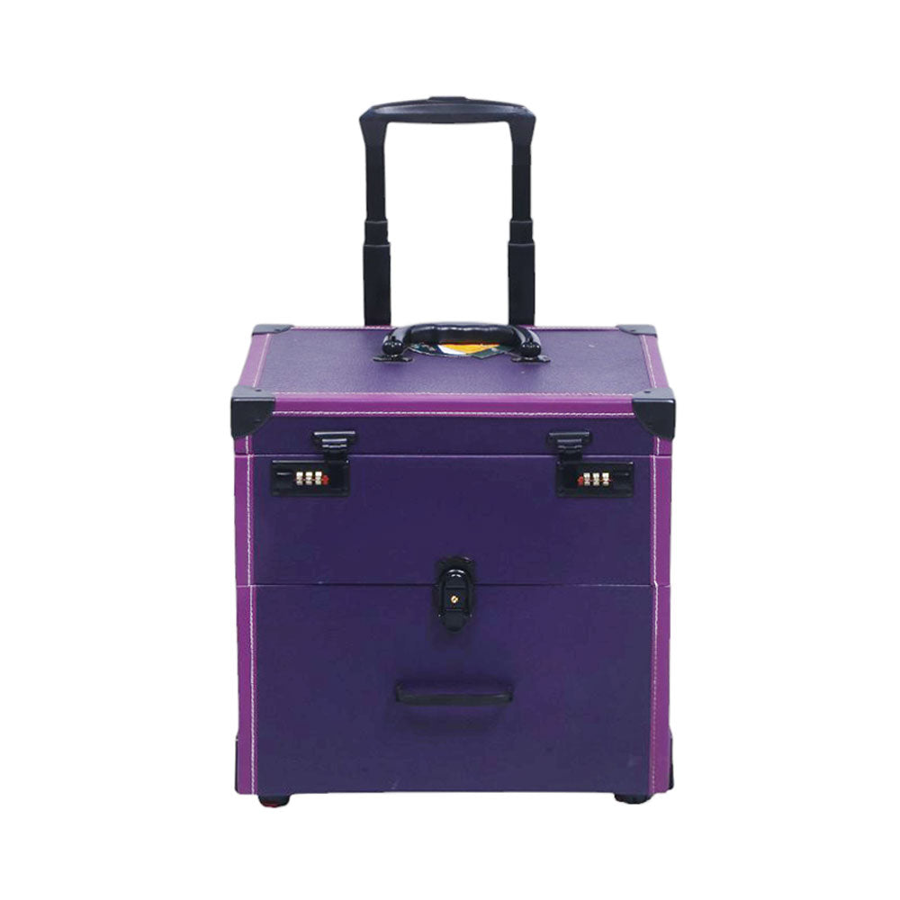 BEAUTY BOX WITH TROLLEY IR 770 D20-1 Default Title - MamasJan Luggage