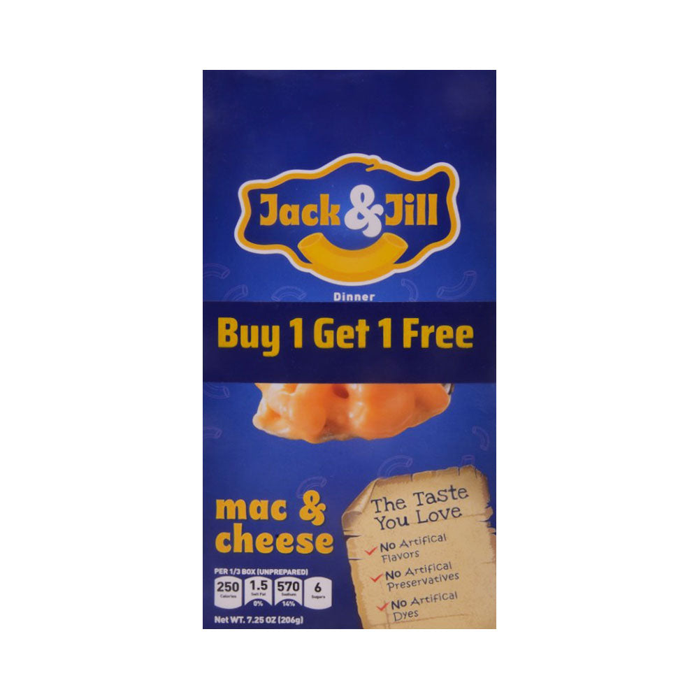 JACK & JILL MAC N CHEESE 206 GM (BUY 1 GET 1 FREE) Default Title - MamasJan Grocery