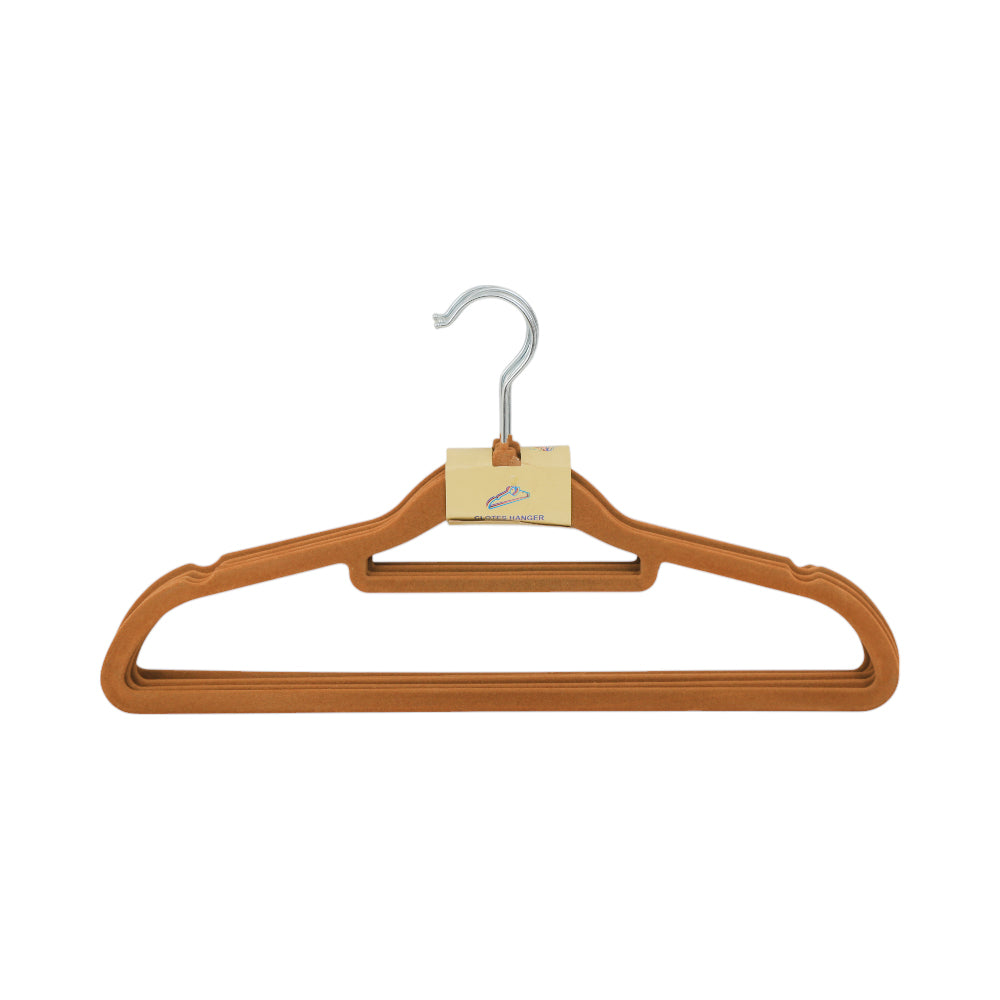 VELVET CLOTH HANGER 5PC IR H1-3 Default Title - MamasJan Grocery Nonfood