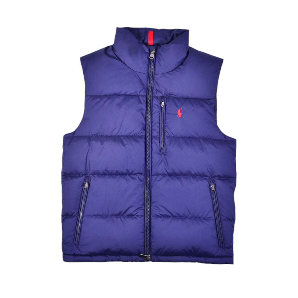 RL MEN S/L PUFFER JACKET 163005 NVY (XL) (IR.W) XL - MamasJan mens wear