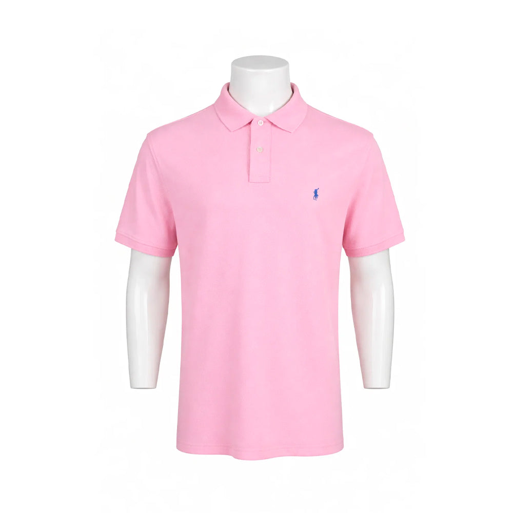 RL MEN S/S POLO SHIRT 752006 PNK (XL) (IR.S) XL - MamasJan mens wear