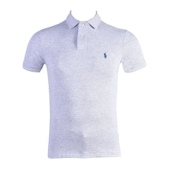 RL MEN S/S POLO SHIRT 752107 GRY L (IR.S) XL - MamasJan mens wear