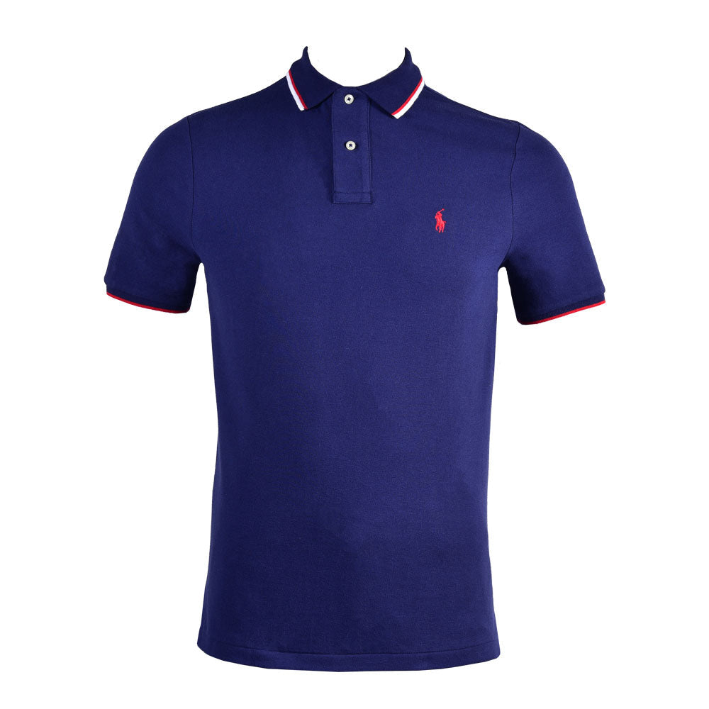 RL MEN S/S POLO SHIRT 275003 NVY L (IR.S) XL - MamasJan mens wear