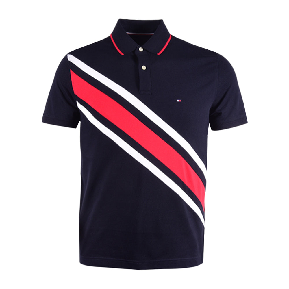 TH MEN S/S POLO SHIRT 78JA988410 NVY L (IR.S) XL - MamasJan Mens wear sale