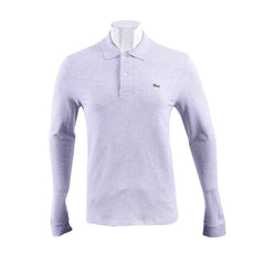 LAC MEN L/S POLO SHIRT L1313-51-CCA GRY L (IR.W) XL - MamasJan mens wear