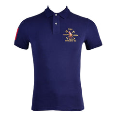 RL MEN S/S POLO SHIRT 674002 NVY L (IR.S) M - MamasJan Mens wear sale