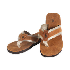 RL MEN SLIPPER 2951002 BRN #42 (IR) 44 - MamasJan mens wear