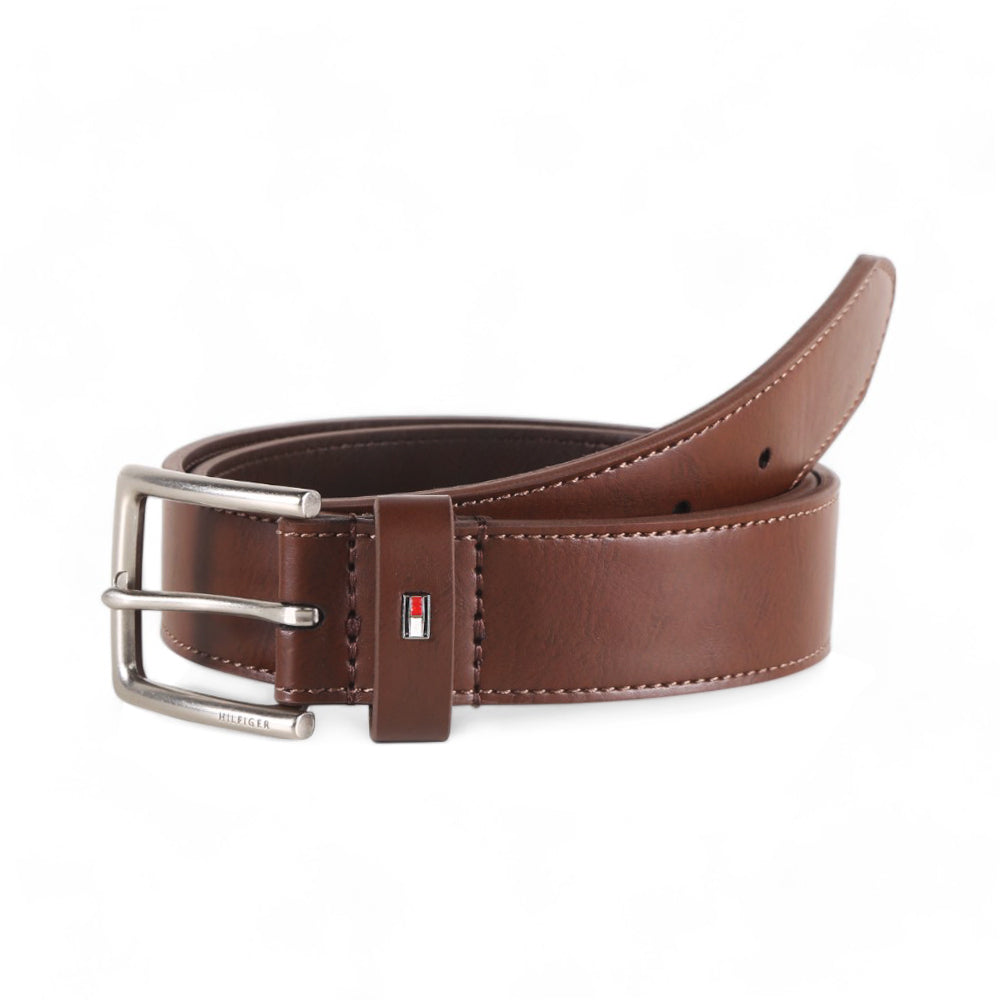 TH MEN BELT 11TL02X159 BRN # 34 (IR) 40 - MamasJan mens wear