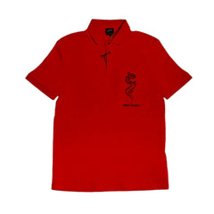 AX MEN S/S POLO SHIRT 3DZFDFZJM5Z1435 RED L (IRS) XL - MamasJan mens wear