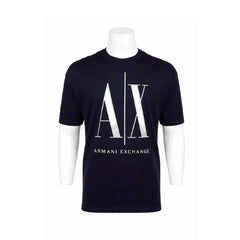 AX MEN S/S R.NECK SHIRT 8NZTPQZJH4Z1510 NVY L (IRS) XL - MamasJan mens wear