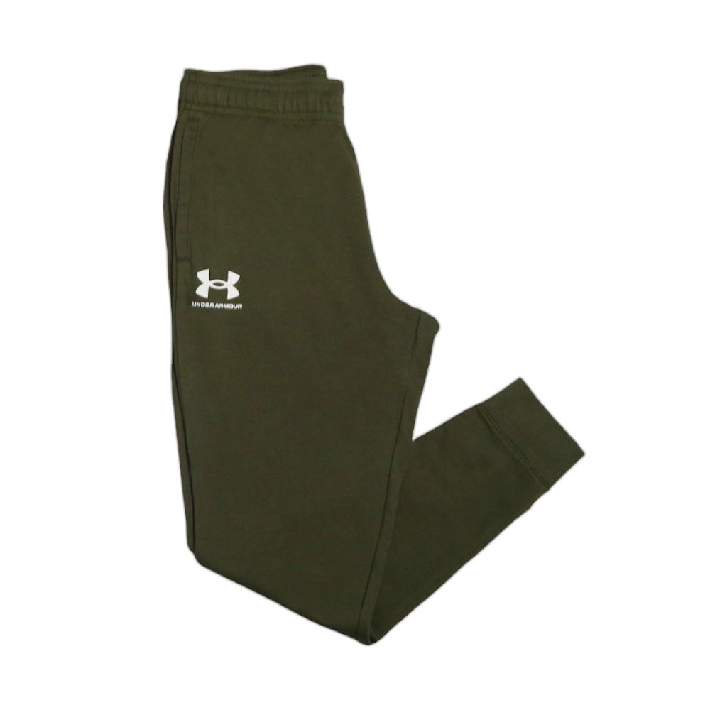 UA MEN TERRY JOGGER TROUSER 1380843-390 D-GRN M (IRW) XL - MamasJan Mens wear sale