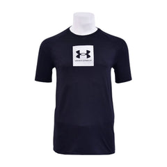 UA MEN S/S R-NECK SHIRT 1380785-001 BLK L (IRS) XL - MamasJan mens wear