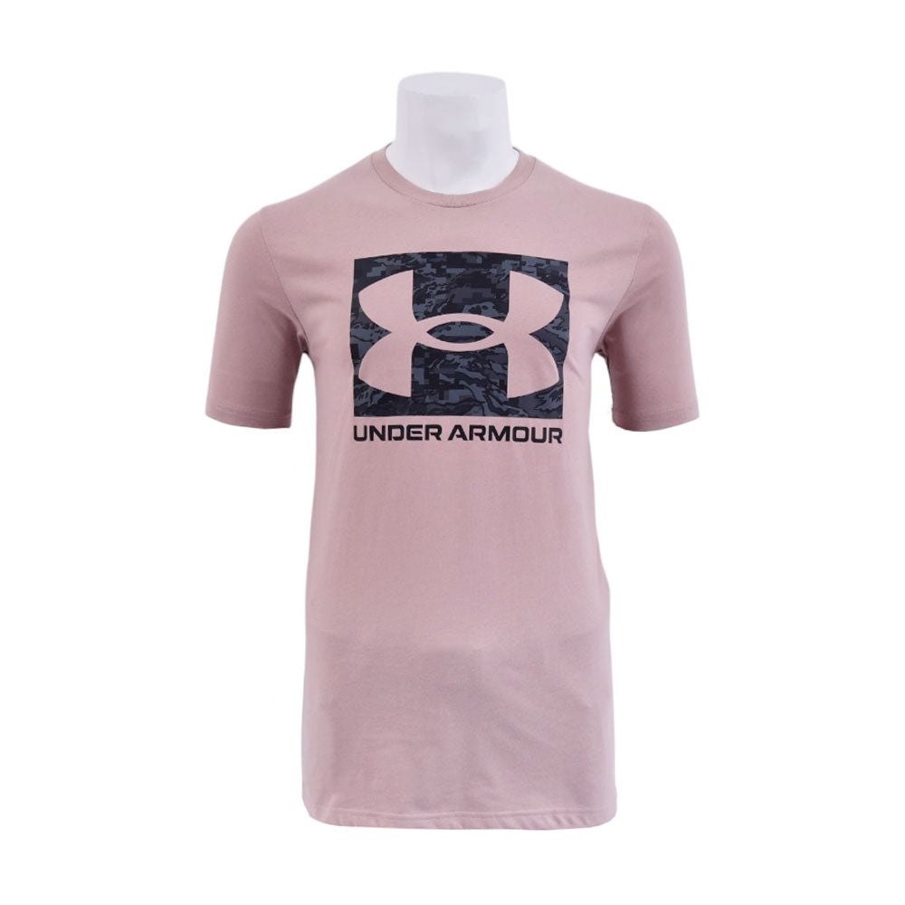 UA MEN S/S R-NECK SHIRT 1361673-237 BRN L (IRS) XL - MamasJan mens wear
