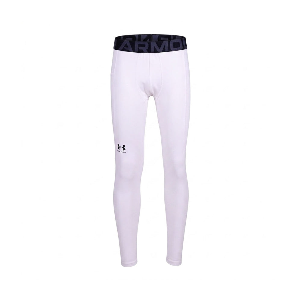 UA MEN COMPRESSION LEGGINGS 1361586-100 WHT XL (IRS) Default Title - MamasJan mens wear