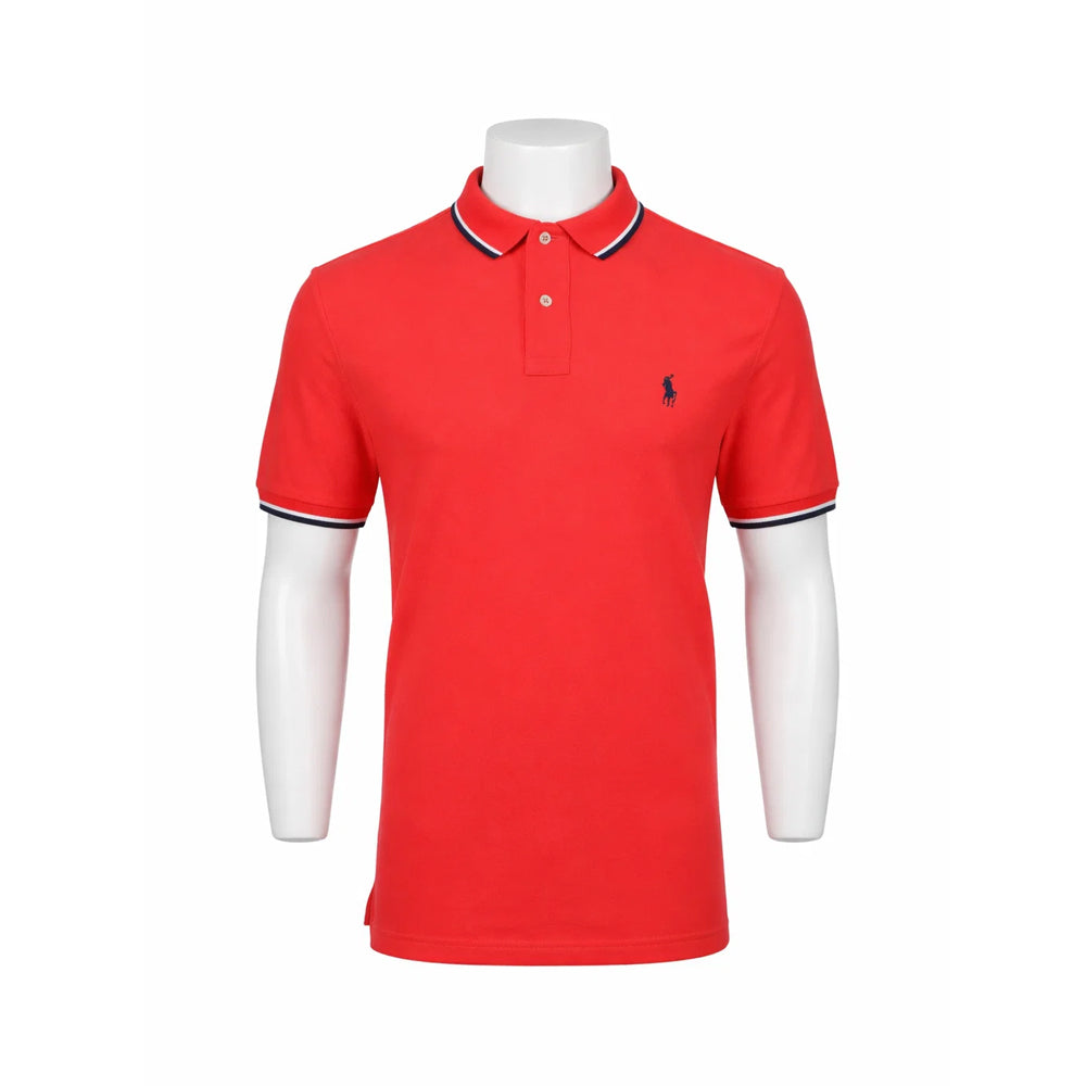 RL.MEN S/S POLO SHIRT 079007 ORNG M (IRS) XL - MamasJan mens wear