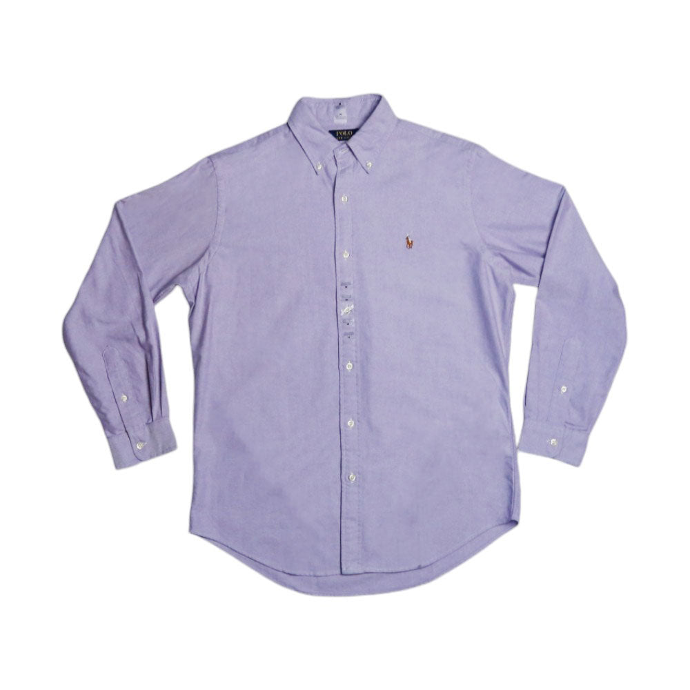 RL MEN L/S D-SHIRT 374014 PURPLE L (IRS) S - MamasJan mens wear