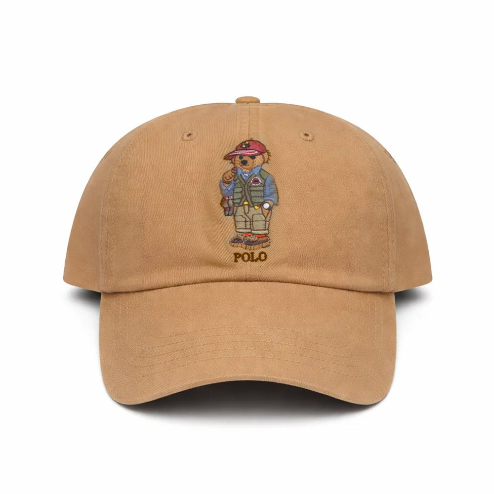 RL BEAR P-CAP 050001 TAN (IRS) Default Title - MamasJan mens wear