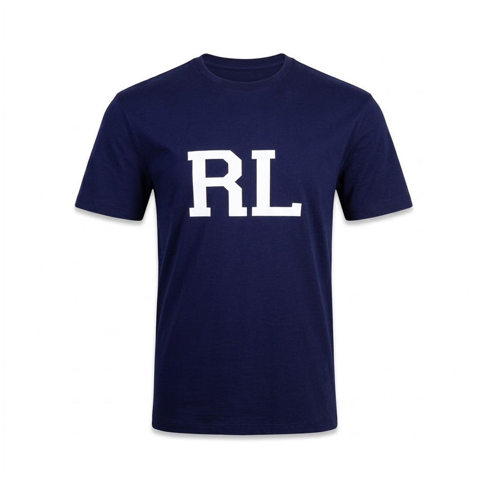 RL.MEN S/S R.NECK SHIRT 972035 NVY M (IRS) L - MamasJan mens wear