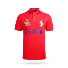 RL.MEN S/S COUNTRY POLO SHIRT 670001 RED S (IRS) Default Title - MamasJan mens wear