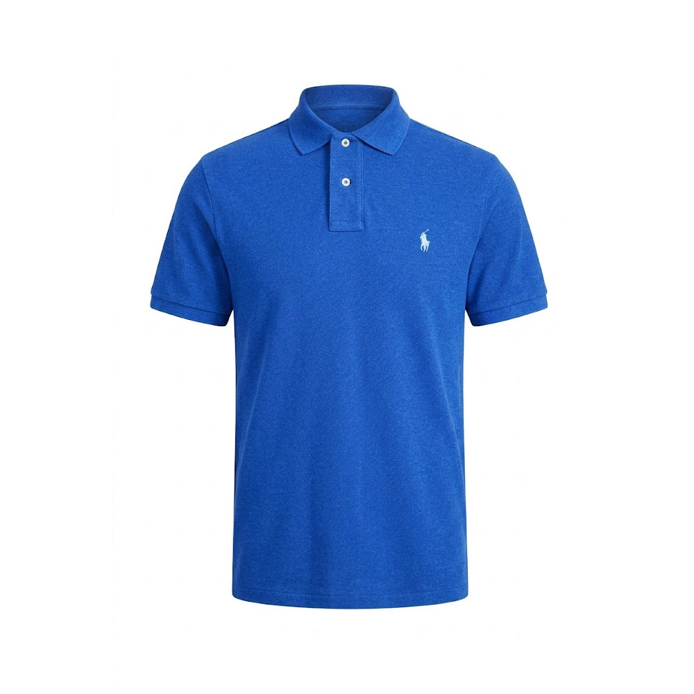 RL.MEN S/S POLO SHIRT 020170 BLU S (IRS) Default Title - MamasJan mens wear