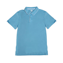 COOL MEN S/S POLO SHIRT W84RT-077 AQUA M (IRS) XL - MamasJan mens wear