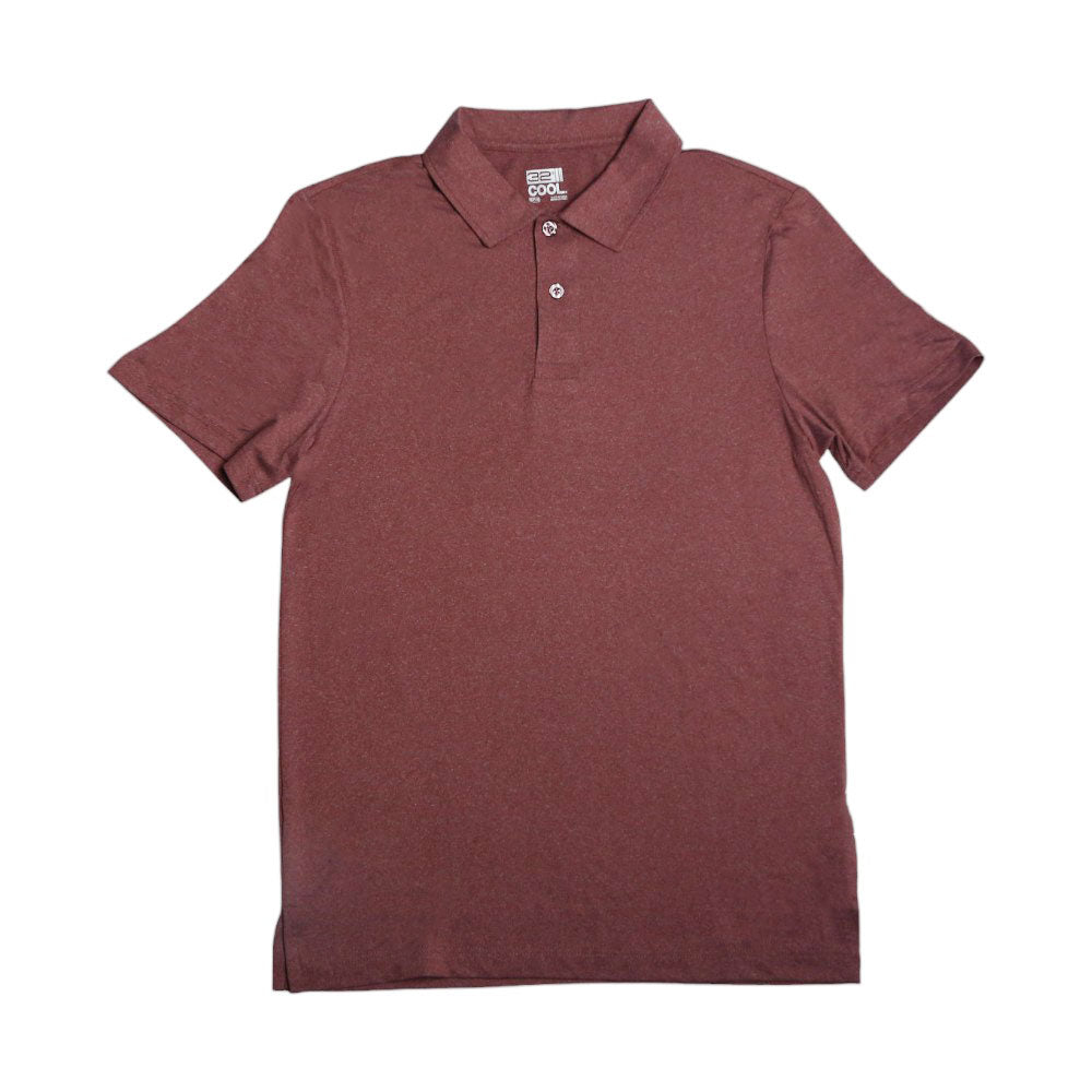 COOL MEN S/S POLO SHIRT 9508RT-762 D-PINK L (IRS) XL - MamasJan mens wear