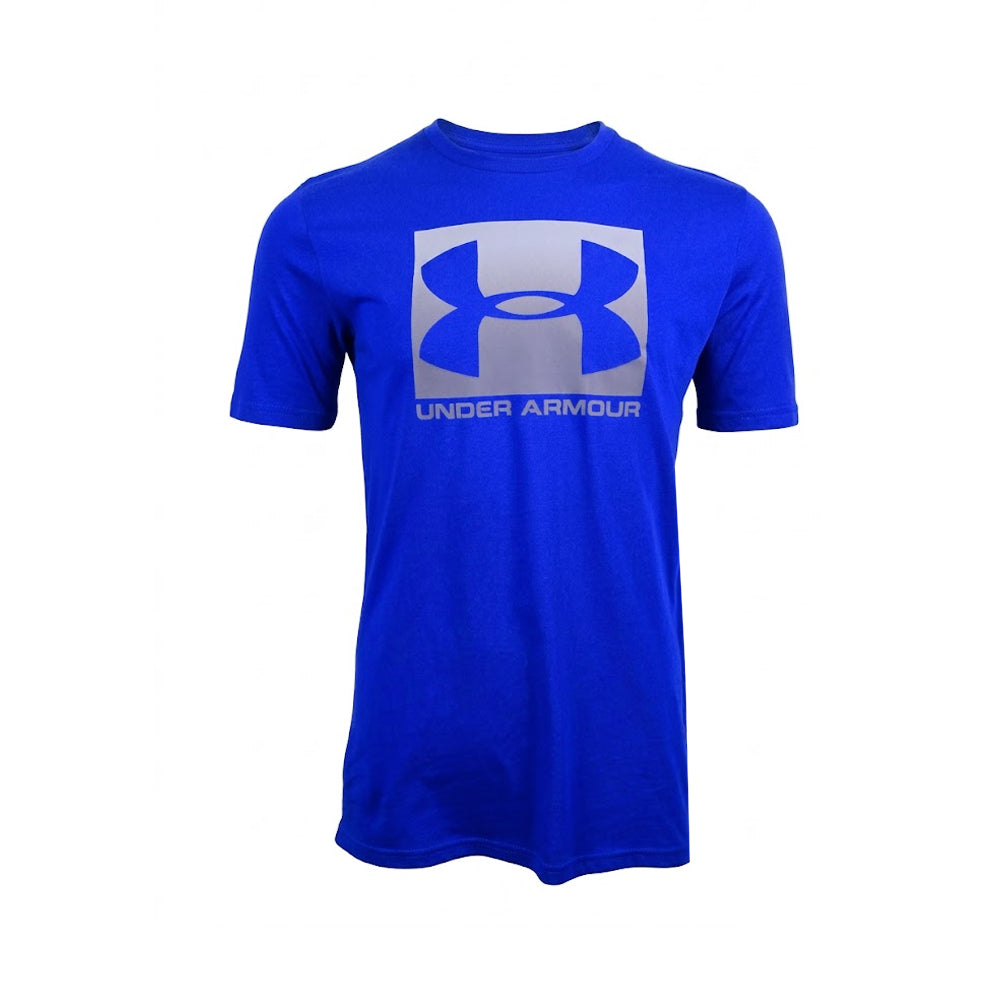 UA MEN S/S R.NECK SHIRT 1329581-400 BLU S (IRS) Default Title - MamasJan mens wear