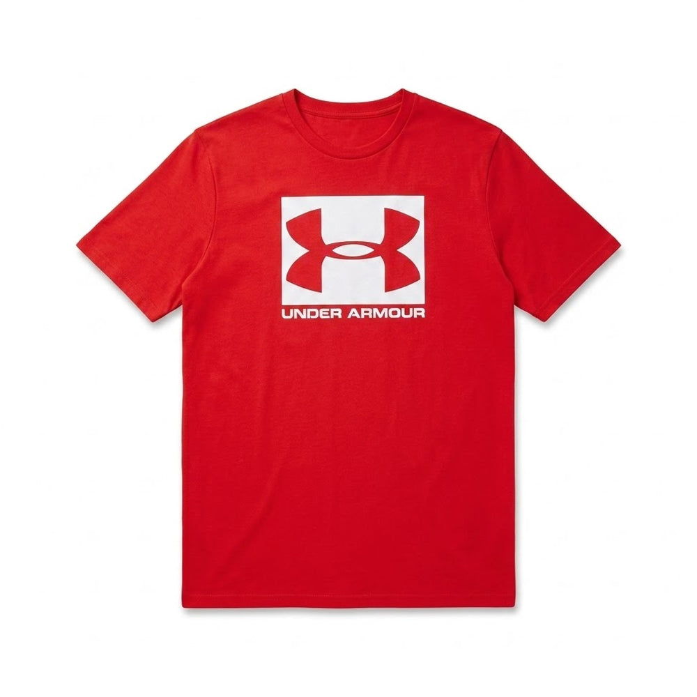 UA MEN S/S R.NECK SHIRT 1329581-600 RED M (IRS) L - MamasJan mens wear