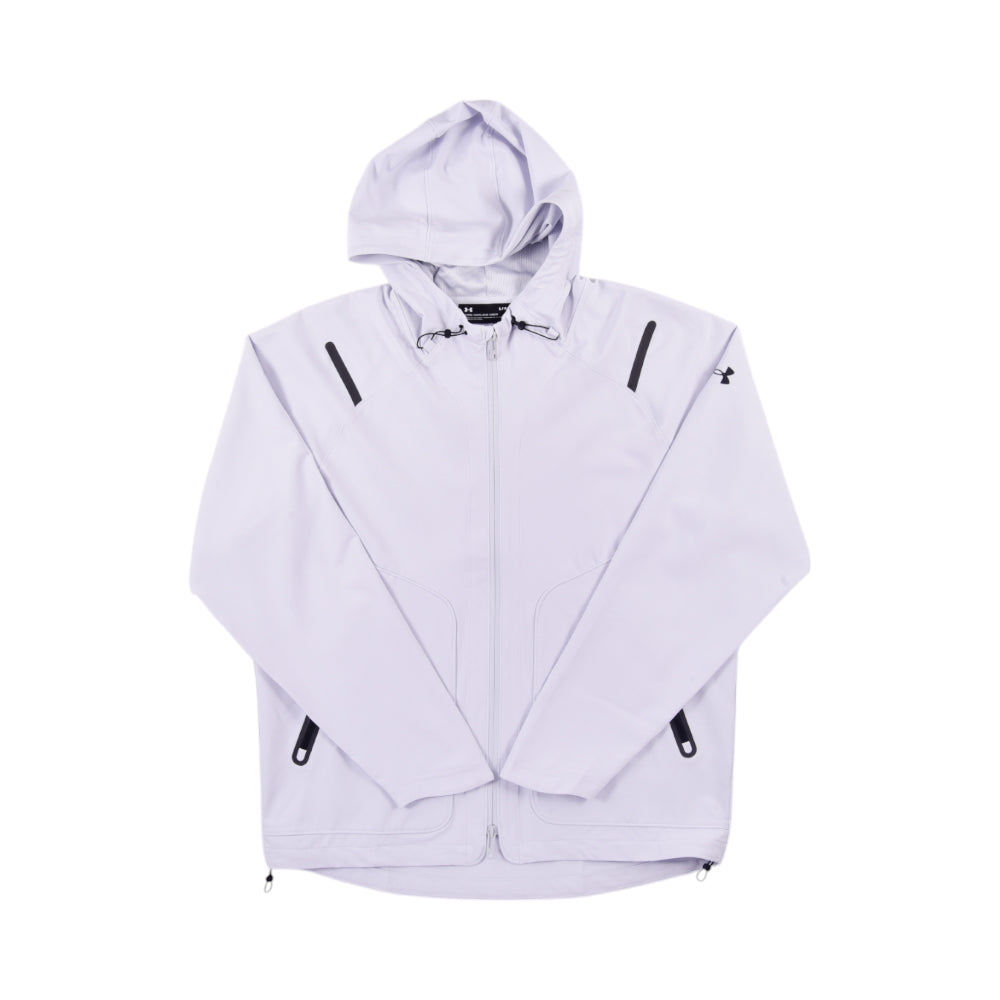 UA MEN L/S ZIPPER HOODIE 1370494-014 GRY XL (IRW) XL - MamasJan mens wear