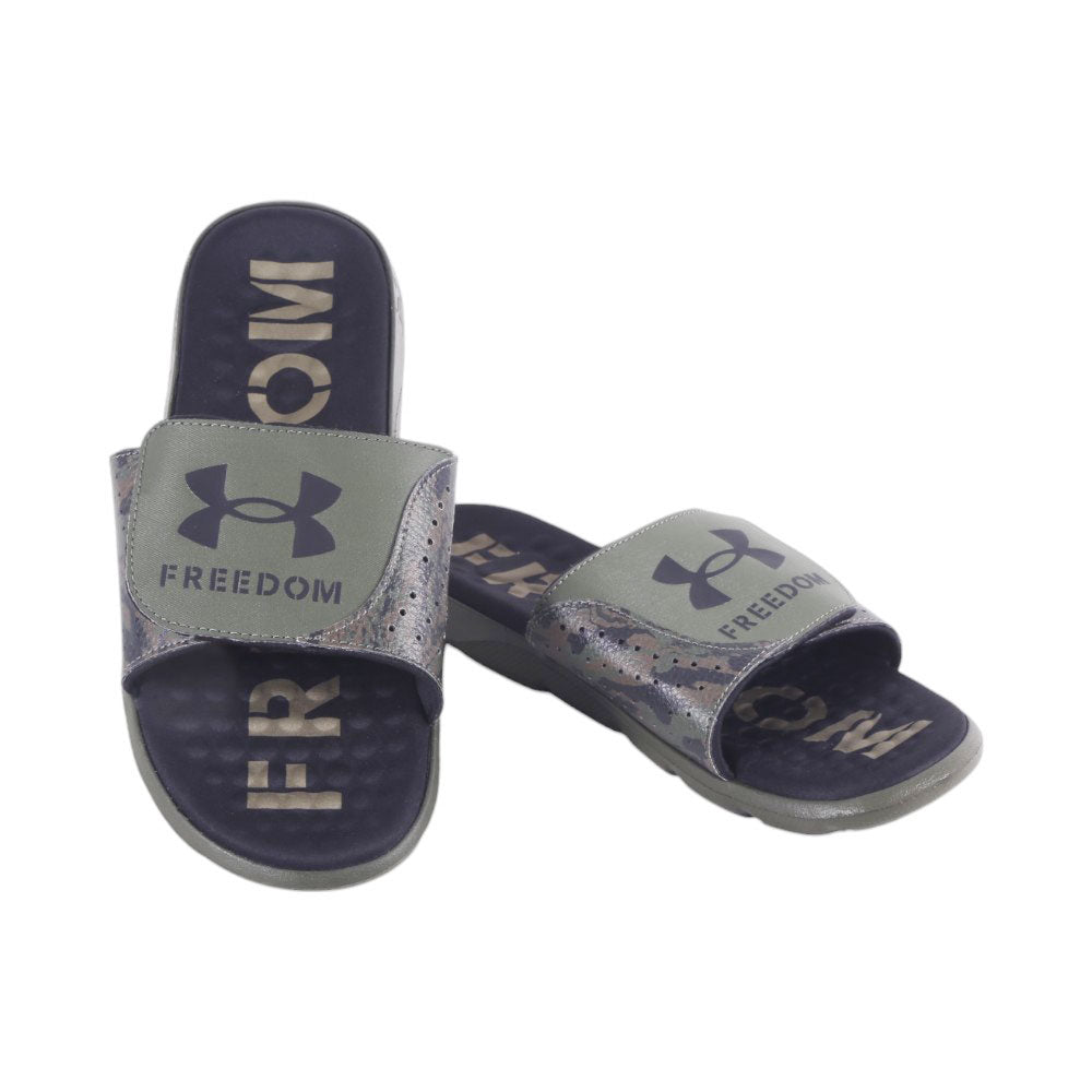 UA MEN SLIDE 3026152-300 GRN 11 (IR) 9 - MamasJan Mens wear sale