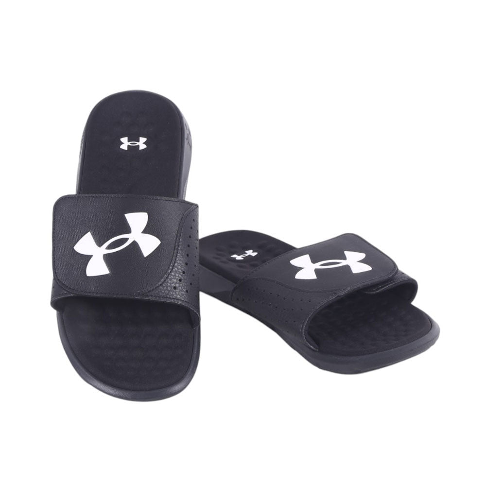 UA MEN SLIDE 3026023-001 BLK 10 (IR) 8 - MamasJan mens wear