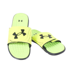 UA MEN SLIDE 3026023-302 YLW 10 (IR) 10 - MamasJan mens wear
