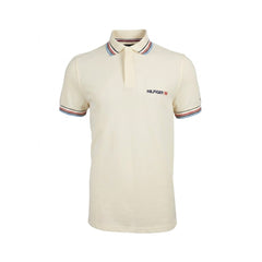 TH MEN S/S POLO SHIRT MW34768-250 O.WHT S (IRS) Default Title - MamasJan mens wear