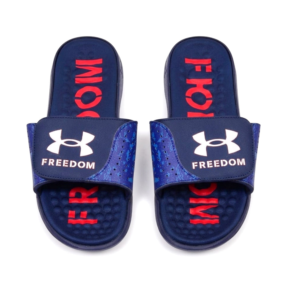 UA MEN SLIDE 3026152-400 NVY 11 (IR) Default Title - MamasJan mens wear