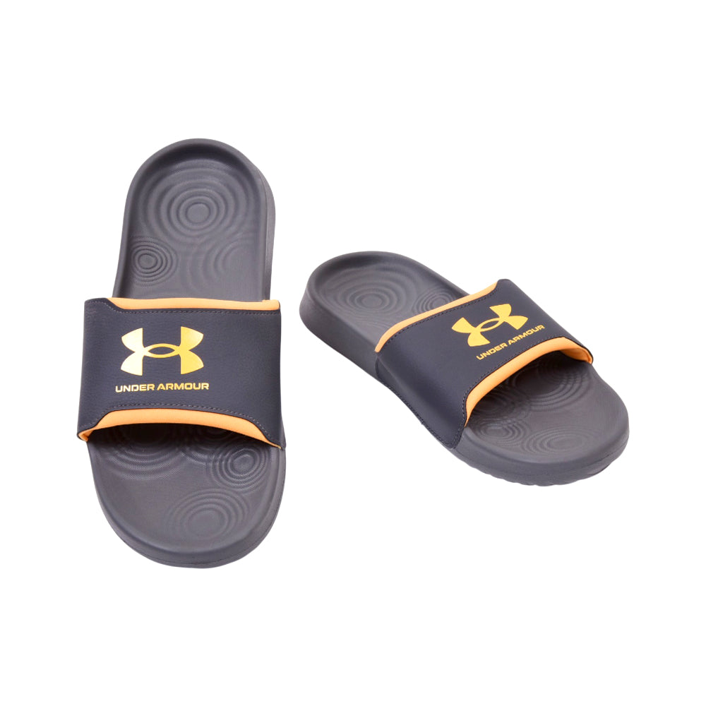 UA MEN SLIDE 3027219-102 GRY 9 (IR) Default Title - MamasJan mens wear