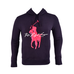 RL MEN L/S HOODIE 367006 BLK M (IRW) M - MamasJan mens wear