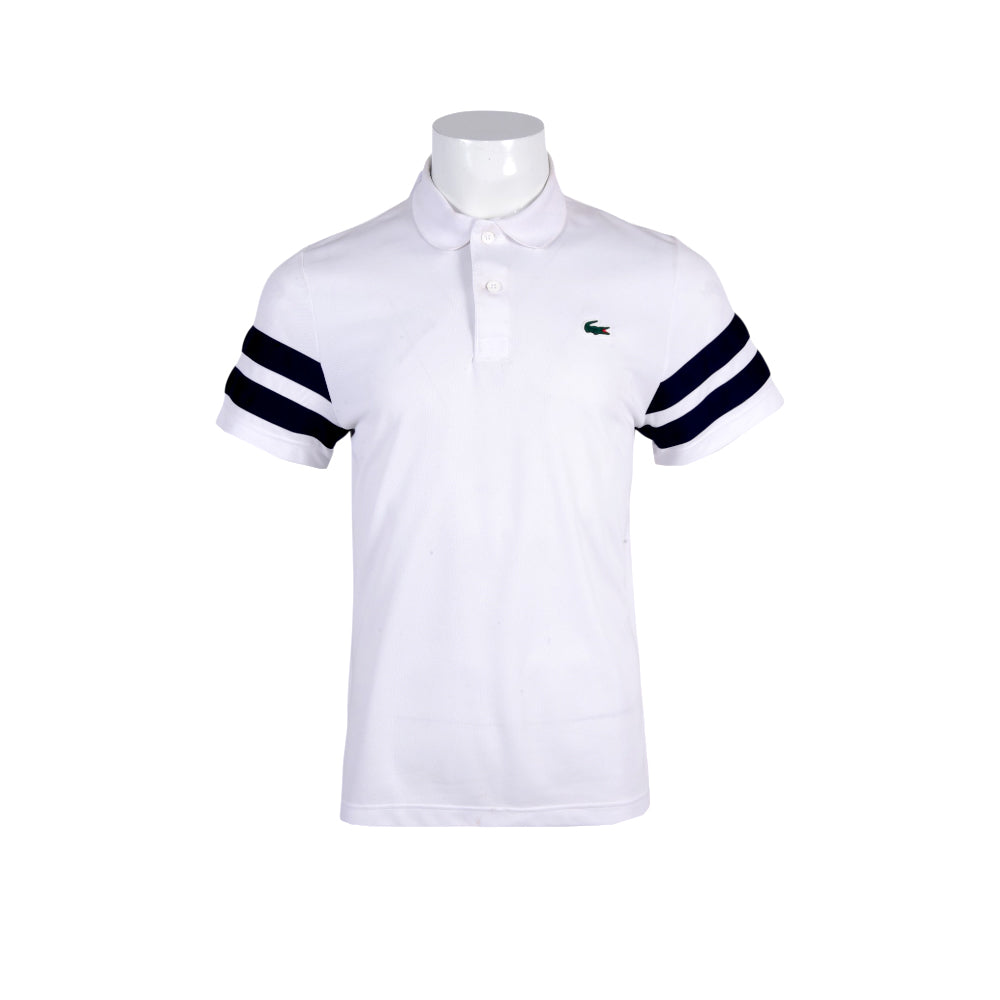 LAC MEN S/S POLO SHIRT DH7352-522 WHT S (IRS) XL - MamasJan mens wear