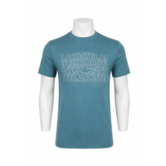 LAC MEN S/S R.NECK SHIRT TH7505-1Y4 GRN S (IRS) M - MamasJan mens wear