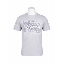 LAC MEN S/S R.NECK SHIRT 7505-CCA GRY L (IRS) XL - MamasJan mens wear