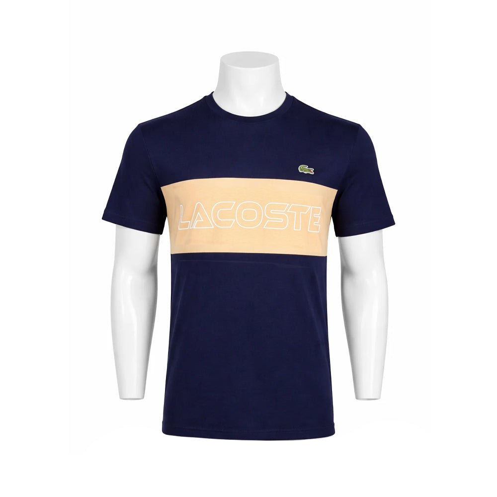 LAC MEN S/S R.NECK SHIRT TH1712-IP7 NVY S (IRS) XL - MamasJan Mens wear sale