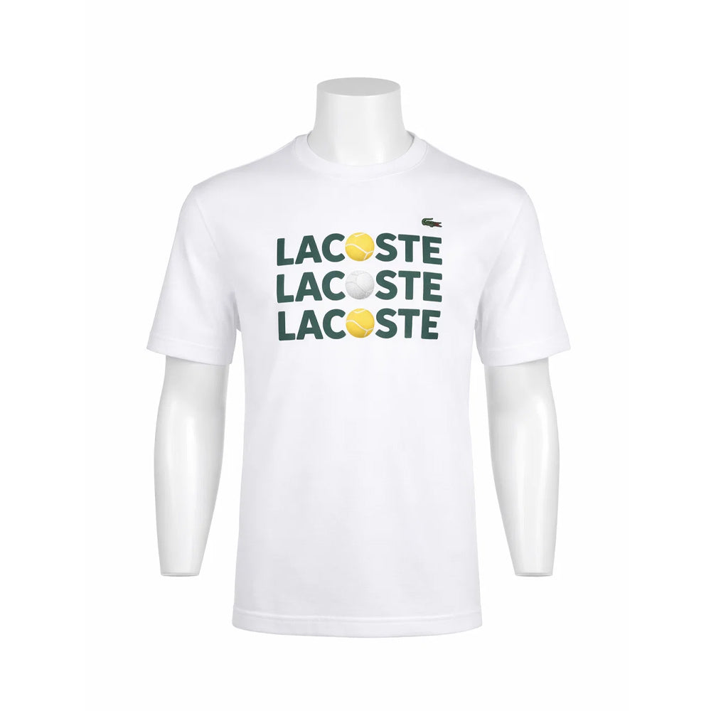 LAC MEN S/S R.NECK SHIRT TH7370-001 WHT S (IRS) S - MamasJan mens wear